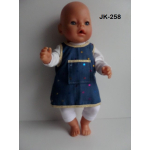 Overgooier jeans met sterretjes